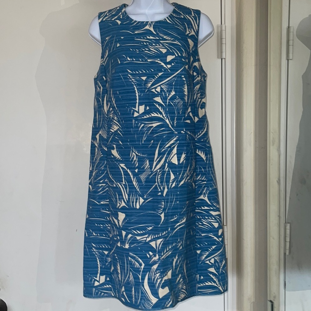 Tory Burch Palm Leaf Tabora Shift Dress/Size 8/Brand New Condition